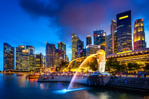 Singapore by night